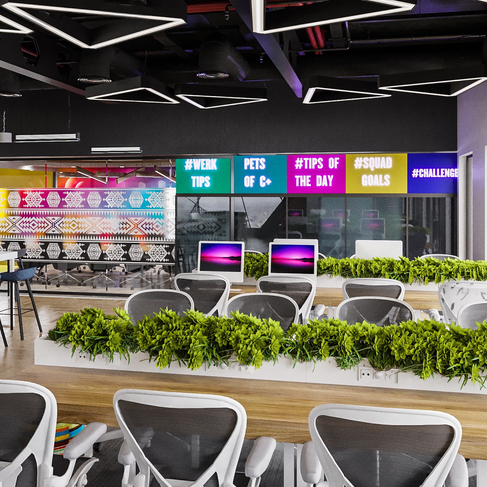 Open-Plan Workspaces